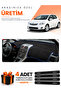 Toyota Auris E150 (2006-2012) Compatible Dashboard Protection Cover Auto Cover - Black-Blue - To005