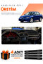 Subaru Impreza (2000-2007) Compatible Dashboard Protection Cover Auto Cover - Black-Beige - Su003