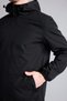 C5821Axbk27 Black Water Repellent Hooded Raincoat - 4