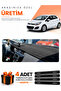 Kia Rio (2012-2018) Compatible Dashboard Protection Cover Auto Cover - Black - Ki013