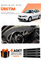Seat Ibiza (2001-2008) Compatible Dashboard Protection Cover Auto Cover - Black-Beige - Se003