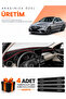 Mercedes W205 C-Class (2018-2021) Compatible Dashboard Protection Cover Auto Cover - Black-Red - Mb007