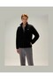 6Wm1024-Bk Men's Zippered Fleece Jacket, Black. - 2