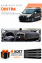 Fiat Doblo D3 (2010-2013) Compatible Torpedo Protection Cover Auto Cover Without Cover - Dark Brown - Fi006