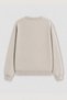 Women's Premium Fabric 3 Thread Raster Slogan Printed Sweatshirt - 4