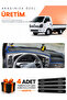 Kia Bongo (2004-2019) Compatible Torpedo Protection Cover Auto Cover - Black-Blue - Ki001