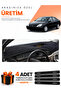Ci̇troen C5 (2001-2004) Compatible Dashboard Protection Cover Auto Cover - Black - Ci007