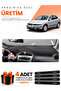 Seat Toledo (2005-2013) Compatible Dashboard Protection Cover Auto Cover - Black-Brown - Se008