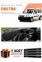 Fiat Doblo (2000-2008) Airbag-Free B.Ekran Compatible Torpedo Protection Cover Auto Cover - Black-Grey - Fi021