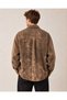 Brown Corduroy Oversize Men's Shirt - 2