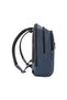 Luxury Leather Backpack - Navy Blue - 6