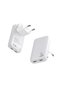 Slim Travi Set - Ultra-Compact Dual Usb-C Fast Charger, White - 7