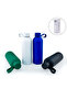 Stainless Steel Water Bottles 500ml - Double Wall, Matte Finish, Soft-Touch Rubber Coating, Green