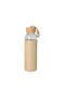 Spello - Promotional Glass Bottle with Jute Sleeve - 500ml, Natural
