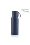 R-Nebra - Recycled Stainless Steel Vacuum Bottle with Loop - Navy Blue
