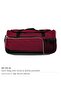 Gym Bags with Shoe and Bottle Pockets, Maroon - 3
