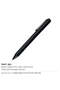 Black Metal Pens with Diamond Textured Design Barrel - 6