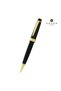 Bailey Light Polished Black Resin and Gold Tone Ballpoint Pen
