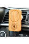 Bamboo Wireless Car Charger 15W Fast Charging & Type C - 3