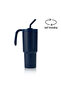 Forza 360 - Recycled Stainless Steel/PP Tumbler with 360 Branding - Navy Blue