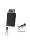 Arezzo - 5000mAh 3-in-1 Card Holder Powerbank, Black - 2