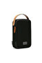 Rpet Tech Pouch - Compact Water-Resistant Travel Organizer, Black - 3