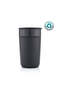 Savona - Premium Ceramic Tumbler With Recycled Protective Sleeve - Black