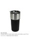 Double Wall SS Tumblers with Slide-Lock PP Lid 591ml, Black - 4