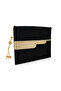 Laptop Sleeve Zipper Pouch with Tassel and Arabic Bisht Design Embroidery, Gold - 5