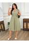 Rochie, verde - 6