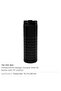 Honeycomb Design SS Bottles, Double Wall with PP Interior 420ml, Black - 5