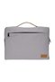 Salcea - 15" Laptop Sleeve - Grey/Tan