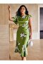 Rochie midi, verde - 6