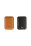 Saffiano Leather Magnetic Cardholder - Black - 2