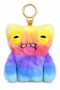 Plush Bag Clip Mini Series 6 Yellow Pink Purple Furry - 12.5 cm - 2
