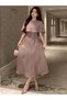 Rochie midi, mov - 5
