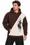 New Design Special Combination Men's Hooded Sweatshirt