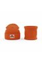 100% Cotton Ribbed Children's Beanie Neck Collar Set Flexible Winter Beanie Set