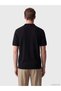 Peak New Season Black Polo Collar Men's Knitwear T-Shirt - 4