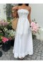 Rochie maxi, alb
