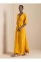 Rochie maxi, galben - 5