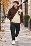 New Design Special Combination Men's Hooded Sweatshirt - 2