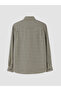 Rmz Gi̇yi̇m Farkiyla Standard Fit Checkered Embroidered Men's Lumberjack Shirt - 3