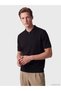 Peak New Season Black Polo Collar Men's Knitwear T-Shirt