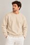 Men's Regular Fit Crew Neck Basic Plain 3 Thread Sweatshirt - 2