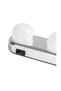 Luminous mirror support Studio Glow, 4 bulbs, Silver - 2