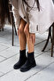 Women's Black Suede Boots 00285 - 3