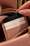 Pink Glittery Women's Card Holder Wallet – Shiny, Stylish, Slim, Multi-Compartment Card Holder - 2