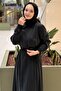 Missdalida Pocket Cover Shirt Collar Long Dress - 3