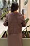 Eyelet Detailed Suede Jacket - 3
